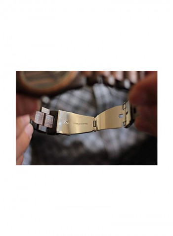 Men's Wooden Analog Watch HUT-3204