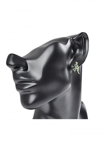 Cubic Zirconia Dinosaur Alloy Studs