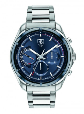 Men's Speed Racer Water Resistance Stainless Steel Chronograph Watch 830755