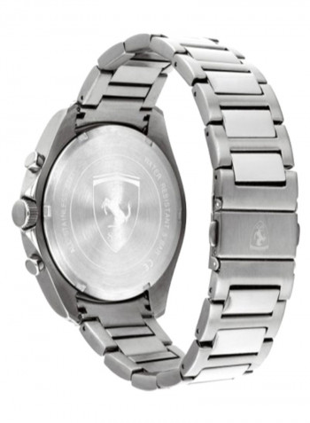 Men's Speed Racer Water Resistance Stainless Steel Chronograph Watch 830755