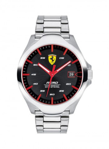 Men's Water Resistant Stainless Steel Analog Watch 830507