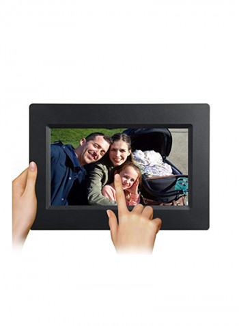 Wi-Fi Digital Photo Frame With Touch Screen 7inch Black
