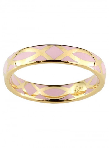 9 Karat Gold Confidence Laque Ring