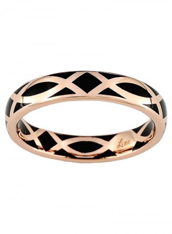 9 Karat Gold Confidence Laque Ring