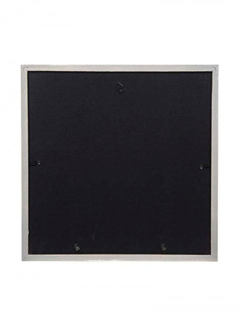 9-Piece Photo Frame With Hanging Templates Black 8x8inch