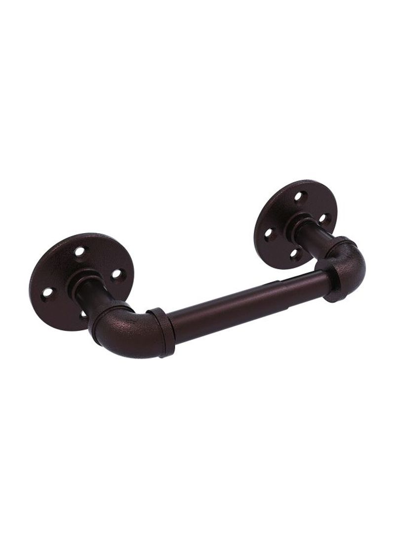 Pipeline Collection 2-Post Toilet Paper Holder Brown 10x3.7x3inch