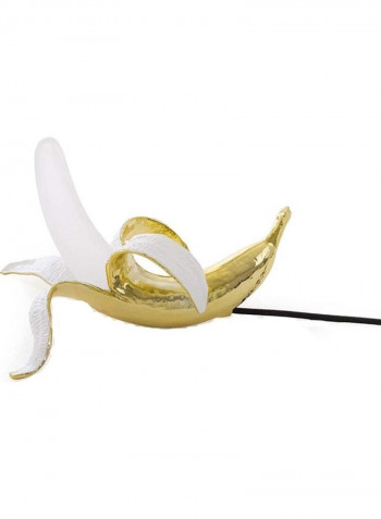 Banana Table Lamp Gold/White