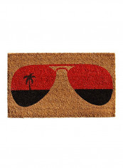 Tropical View Doormat Multicolour 0.6x17x29inch