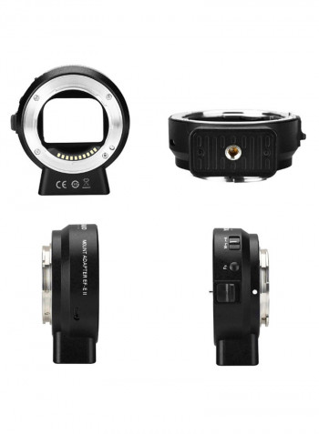 Auto Focus Lens Mount Adapter Ring Black