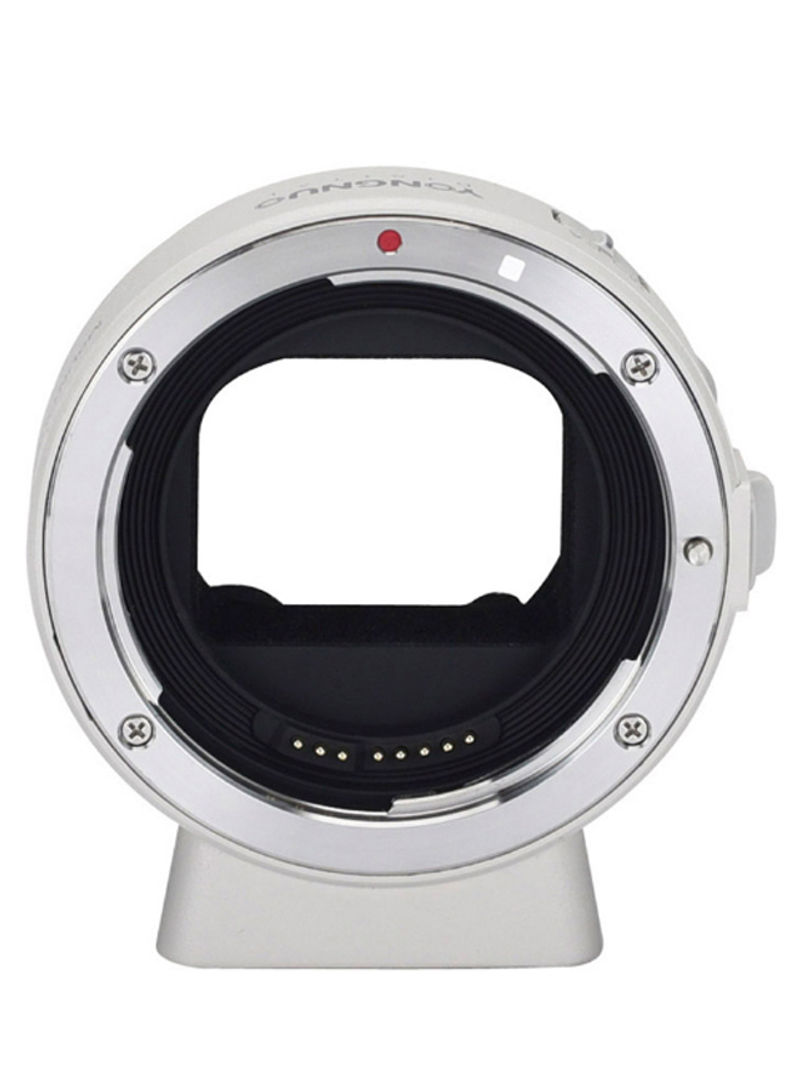 Auto Focus Lens Mount Adapter Ring White