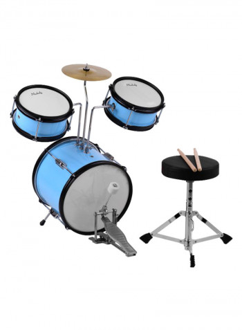 3-Piece Drum Set With Accessories