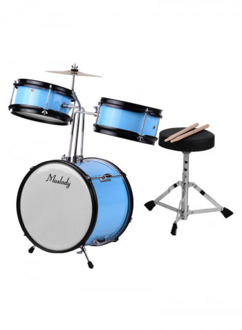 3-Piece Drum Set With Accessories