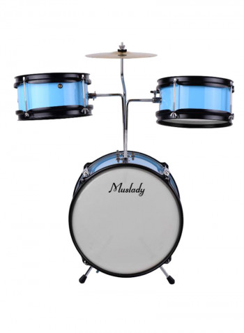 3-Piece Drum Set With Accessories