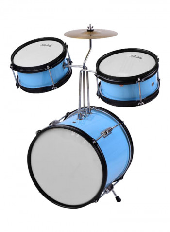 3-Piece Drum Set With Accessories