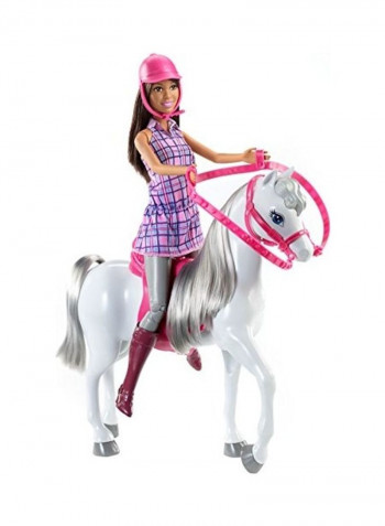 Barbie Doll And Horse