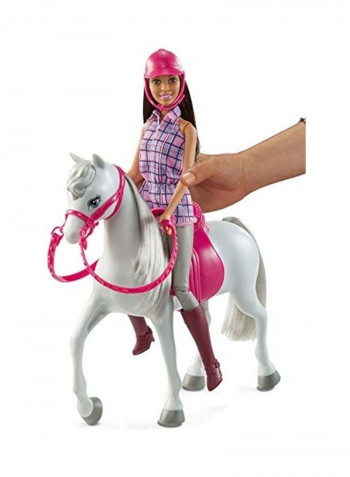 Barbie Doll And Horse
