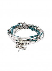 Dragonfly Charm Wrap Bracelet
