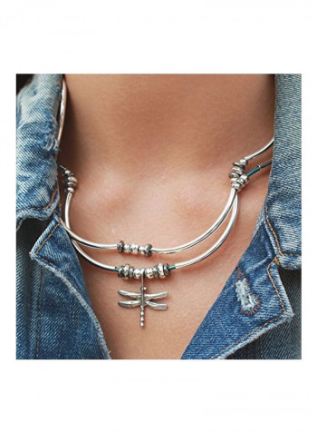 Dragonfly Charm Wrap Bracelet