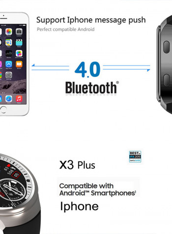 X3 Plus Smart Watch Black
