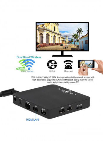 Smart TV Box AM3 Black