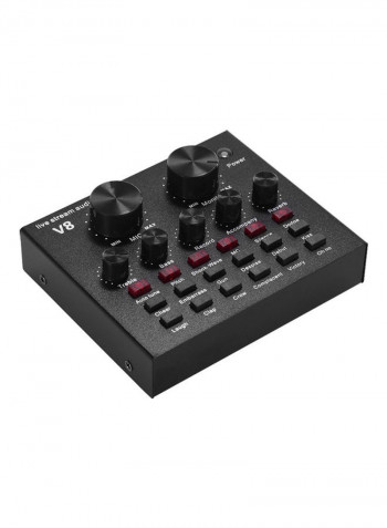 External Sound Card USB Audio Interface Set