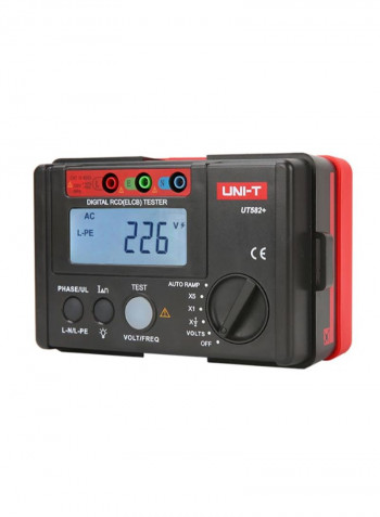 UT582+ Digital RCD Tester Black 160 x 100 x 71millimeter