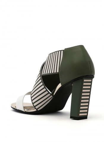 Hi Pop Cross Slip-On Sandal داسك