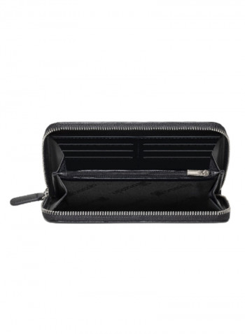 Monogram Zip Around Printed Clutch Multicolour