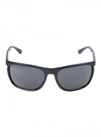 Men's UV-Protection Rectangular Sunglasses - Lens Size: 59 mm