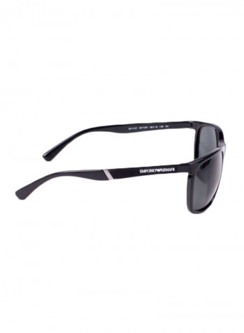 Men's UV-Protection Rectangular Sunglasses - Lens Size: 59 mm