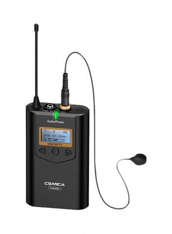 UHF 48-Channels Wireless Microphone Set CVM-WM100 Black