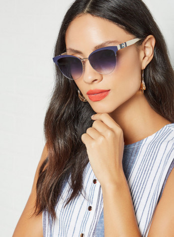 Women's Cat-Eye Sunglasses - Lens Size: 55 mm