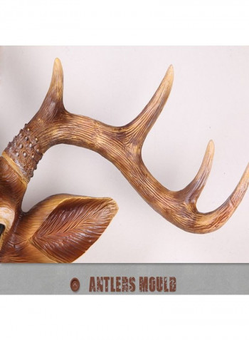 Retro Deer Lamps Antlers LED Wall Light Warm White