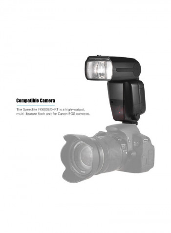 Wireless Flash Speedlite For Canon EOS Cameras Black