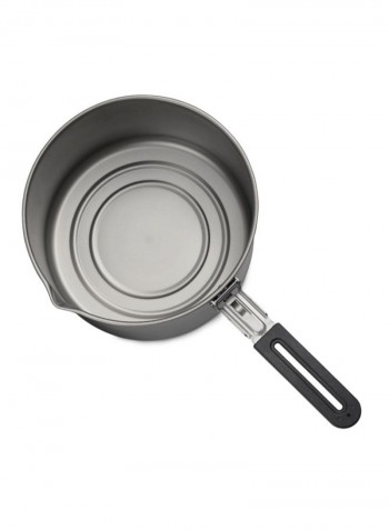Titanium Pot With Foldable Handle For Camping Hiking 2800مل