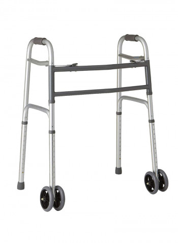 Heavy Duty Bariatric Folding Walker With Wheel And Handle