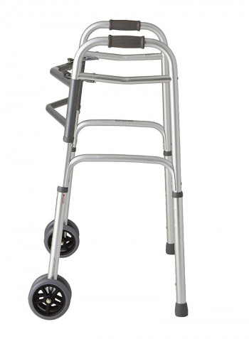 Heavy Duty Bariatric Folding Walker With Wheel And Handle