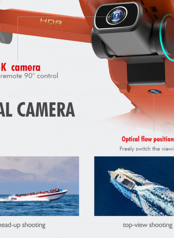 SG108 RC Drone Dual Camera 5G WiFi FPV GPS Optical Flow Positioning Gesture Quadcopter 28.5*10.5*20.5cm