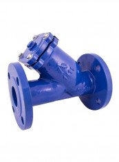 Classic DI Y-Strainer Valve Blue 4inch