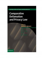 Comparative Defamation And Privacy Law Hardcover