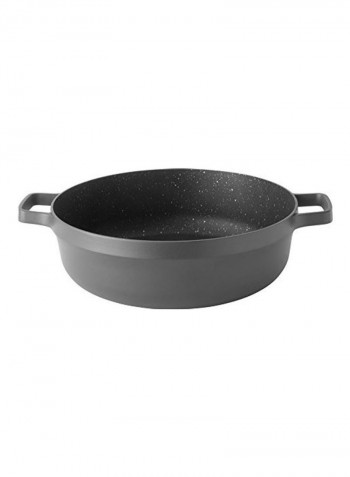 Gem Casting Pan With Lid Black/Clear 28x28cm