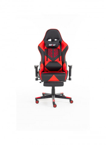 Gaming Chair Racing Style With Retractable Footrest Red/Black 135x74x21cm
