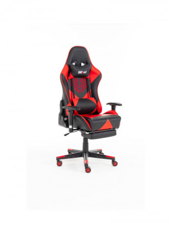 Gaming Chair Racing Style With Retractable Footrest Red/Black 135x74x21cm