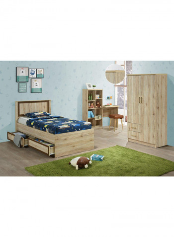 Marcus Kids Bed Brown 195x103.1x 104cm