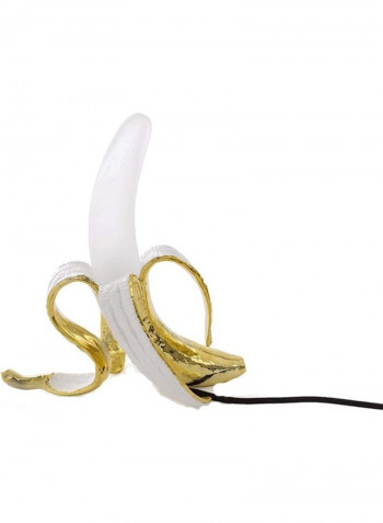 Banana Table Lamp Gold/White