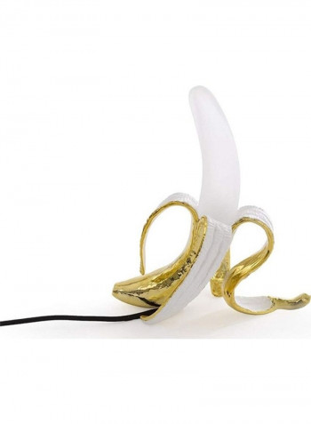 Banana Table Lamp Gold/White