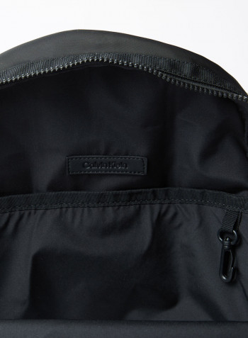 Unisex Round Backpack Black
