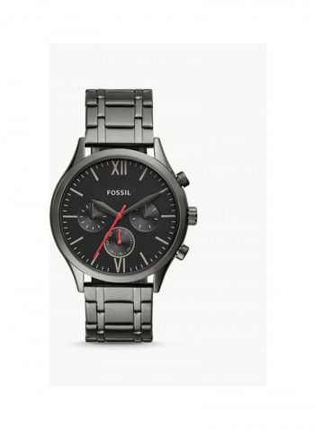 Men's Fenmore Midsize Multifunction Smoke Stainless Steel Watch BQ2408