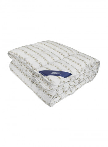 Tronfjellet Warm Duvet Polyester White/Beige 200x220centimeter
