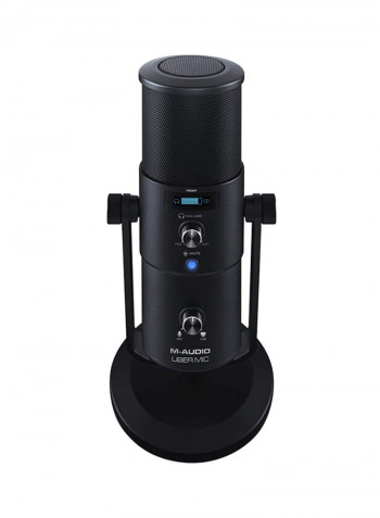 Uber Mic - Professional USB Microphone with Headphone Output UBERMIC Black